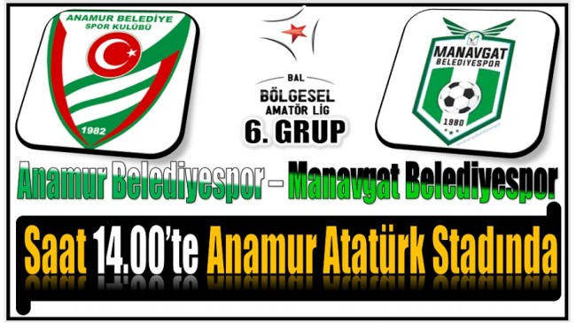 Anamur Belediyespor Lideri Konuk Edecek