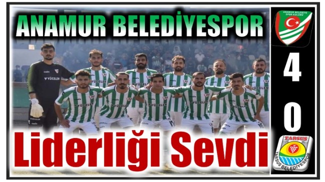 Anamur Belediyespor Liderliği Sevdi