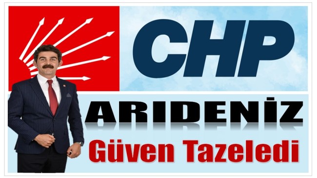 Başkan ARIDENİZ  Güven Tazeledi