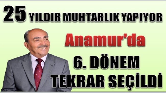 25 Yıllık Muhtar Tekrar Seçildi