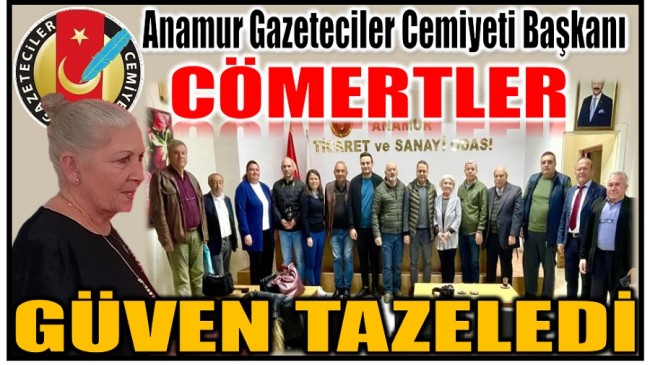 Başkan CÖMERTLER Güven Tazeledi