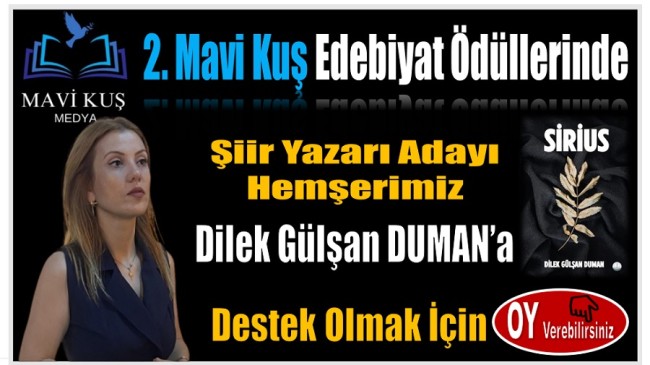 Anamur’lu Yazarımıza Desteğinizi Bekliyoruz ! Oylama Başladı !