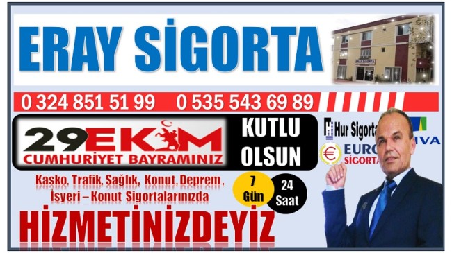 ERAY SİGORTA’DAN CUMHURİYET BAYRAMI MESAJI