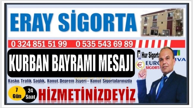 ERAY SİGORTA’DAN KURBAN BAYRAMI MESAJI