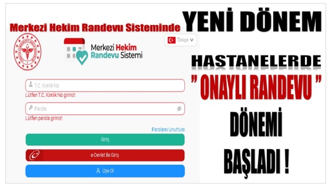 Hastaneden Randevu Alanlar Dikkat ! ” ONAYLI RANDEVU ” Dönemi Başladı