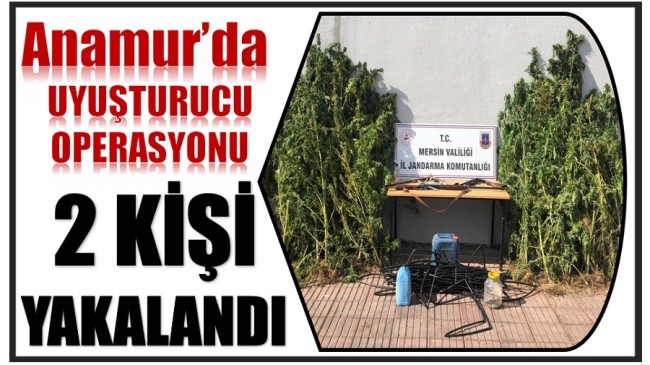 Anamur’da Uyuşturucu Operasyonu ; 2 Kişi Yakalandı