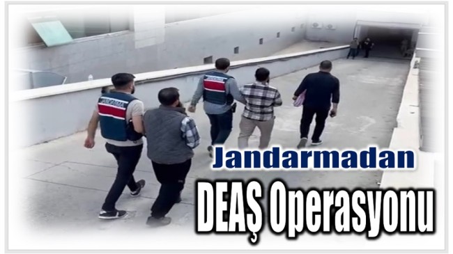 Jandarmadan DEAŞ Operasyonu