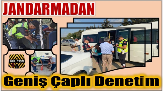 Jandarmadan Okul Servislerine Geniş Çaplı Denetim