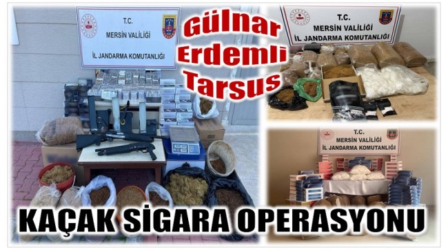 Jandarmadan Kaçak Sigara Operasyonu