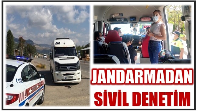 Jandarmadan Toplu Taşıma Araçlarına Sivil Denetim