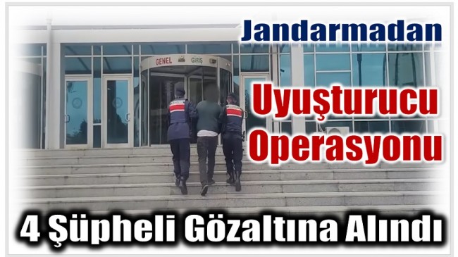 Mersin’de Uyuşturucu Operasyonu ; 4 Gözaltı