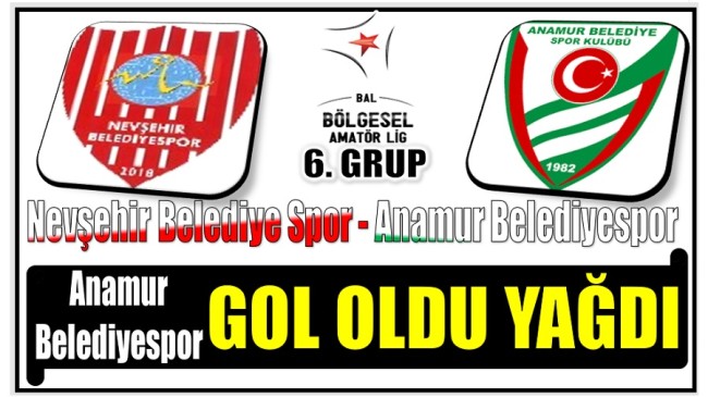 Anamur Spor Deplasmanda Gol Oldu Yağdı!