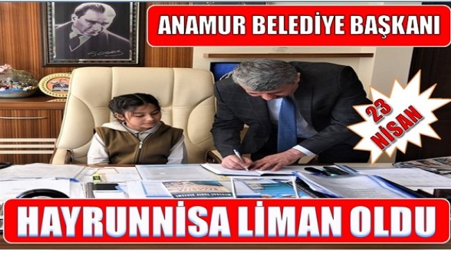 ANAMUR’da Koltuk Ona Emanet Edildi