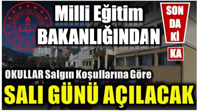 Okullarla İlgili Son Bilgilendirme MEB’ten Geldi