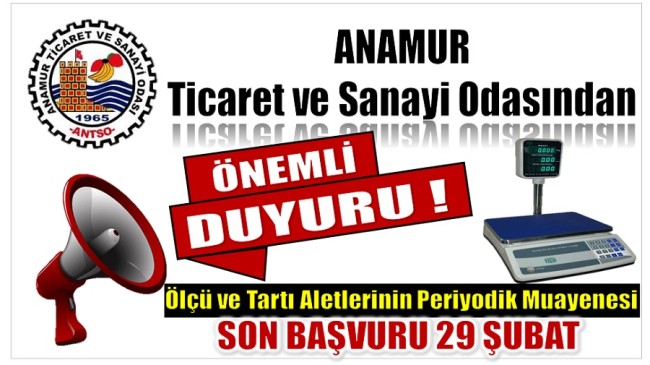 Ticaret Odasından Duyuru ; Son Gün 29 Şubat !