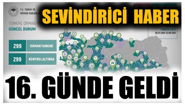 SEVİNDİRİCİ HABER 16. GÜNDE GELDİ