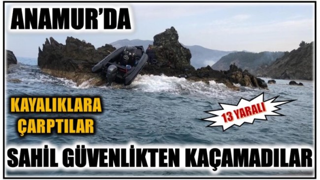 DÜZENSİZ GÖÇMENLER SAHİL GÜVENLİKTEN KAÇAMADI