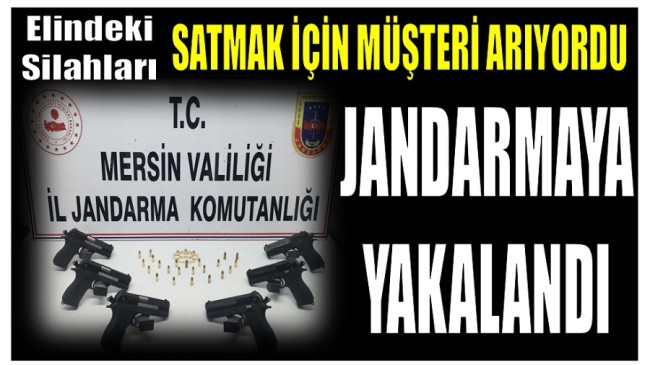 Jandarmadan Silah Kaçakçılığı Operasyonu