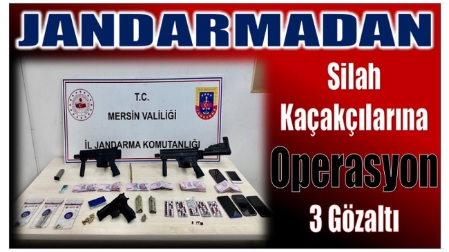 Silah Kaçakçılarına Operasyon ; 3 Gözaltı