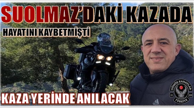 Motor Kazasında Hayatını Kaybeden BULUTBEYAZ, Kaza Yaptığı Yerde Anılacak