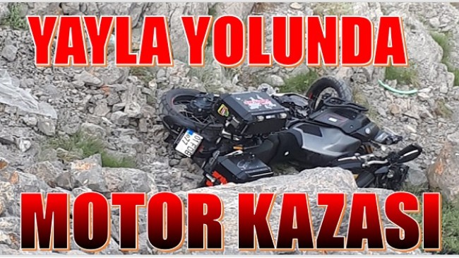 MOTOR KAZASI ; 1 AĞIR YARALI