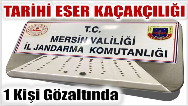 Tarihi Eser Kaçakçılığında 1 Kişi Gözaltına Alındı