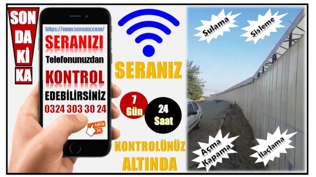 DATASURF Tarafından Bozyazı’da Üretilen SERAM X  Markalı AKILLI SERA SİSTEMLERİ ile Tanıştınız mı ?