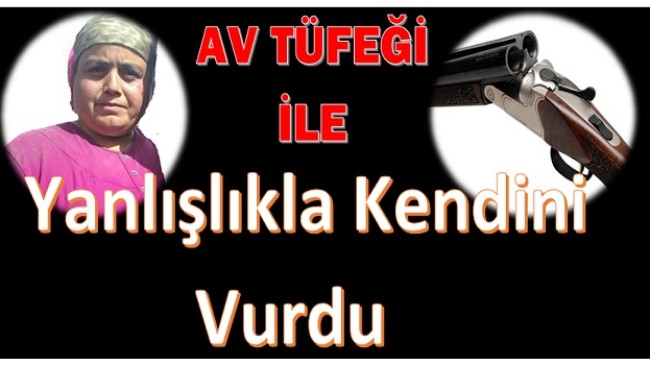 Anamur’da Bir Kadın Yanlışlıkla Kendini Vurdu