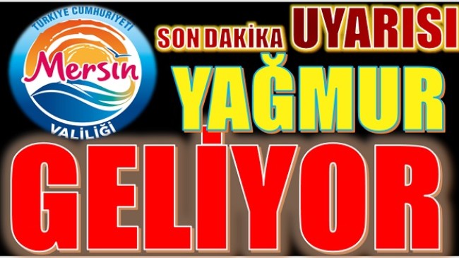 DİKKAT ! VALİLİKTEN METEOROLOJİK UYARI