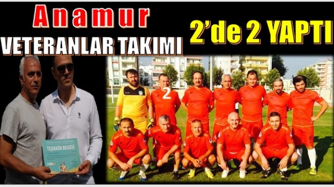 Anamur Veteranlar 2’de 2 Yaptı