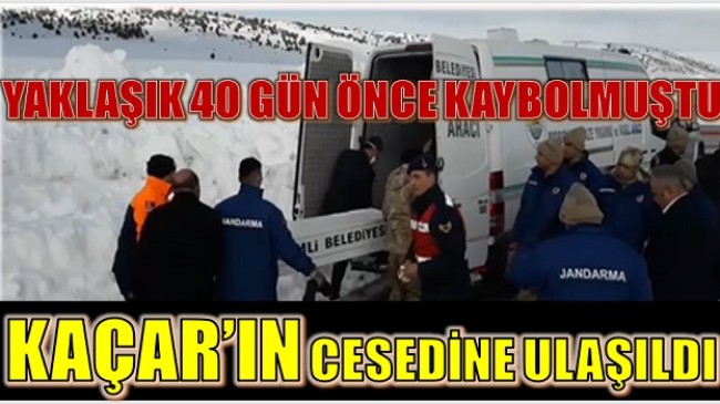 Kayıp Şahsın Cesedi Bulundu