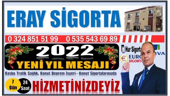 ERAY SİGORTA’dan Yeni Yıl Mesajı