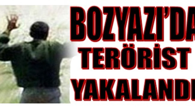 Aranan Terörist Bozyazı’da Yakalandı