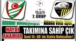 Haydi Anamur ; Saat 14 : 00 ‘te Statta Buluşalım !