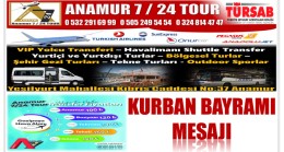ANAMUR TOUR KURBAN BAYRAMI MESAJI