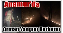 Anamur’da Gece Başlayan Orman Yangını Korku Dolu Anlar Yaşattı