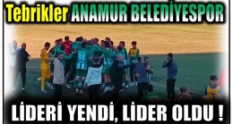 Tebrikler Anamur Belediyespor ; LİDERİ YENDİ , LİDER OLDU !