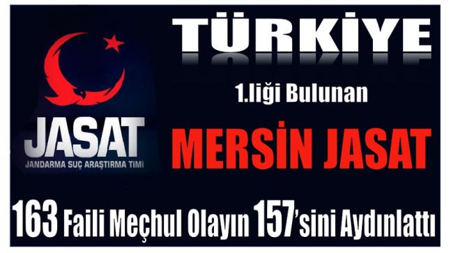 Mersin JASAT, 163 Faili Meçhul Olayın 157 ‘sini Aydınlattı