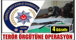 Terör Örgütüne Operasyon ; 4 Gözaltı , 2 Şahıs Aranıyor